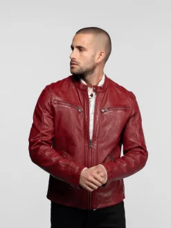 Gafino - Blouson cuir homme