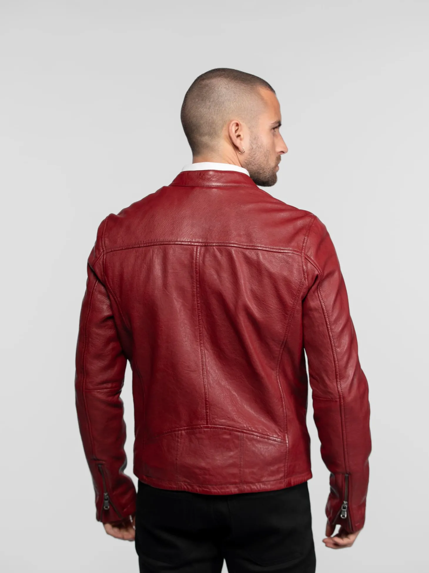 Gafino - Blouson cuir homme