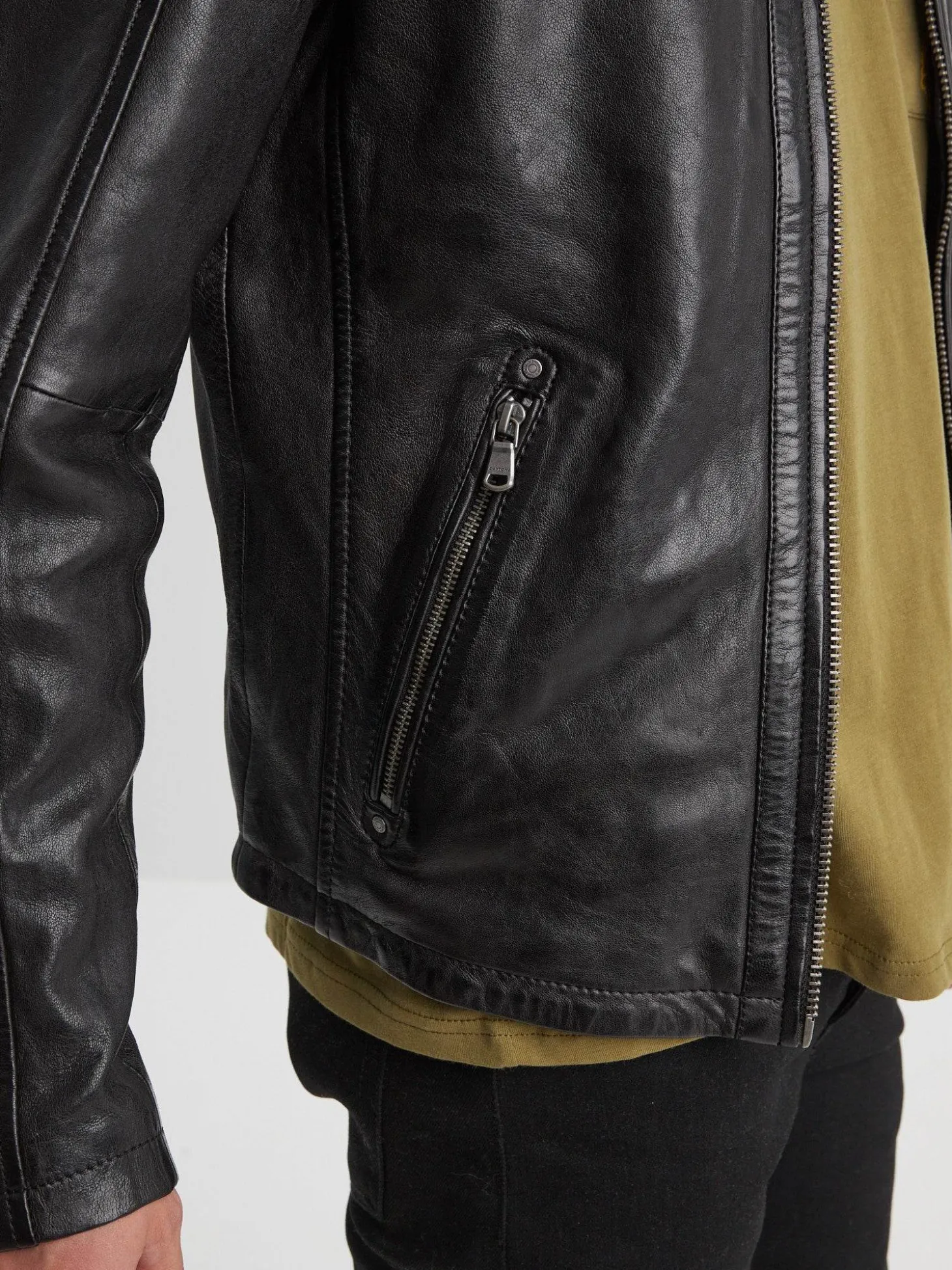 Gafino - Blouson cuir homme