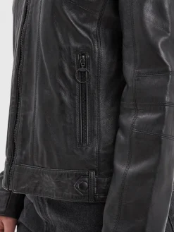Guildford - Blouson cuir femme