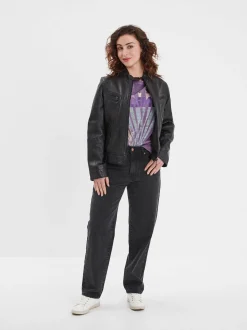 Guildford - Blouson cuir femme