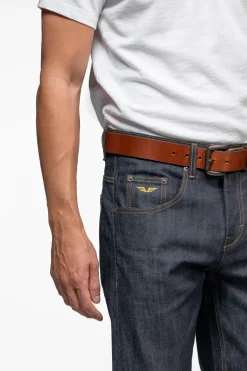 Hachidaka - Pantalon denim slim homme