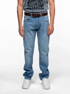 Hachidaka - Pantalon denim slim homme