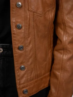 Janila - Blouson cuir femme