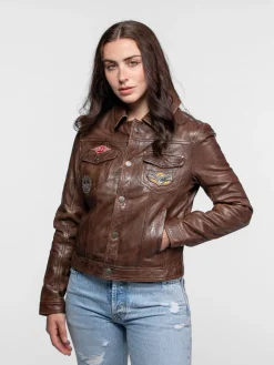 Jeans - Veste cuir von dutch