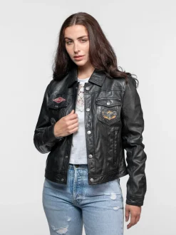 Jeans - Veste cuir von dutch