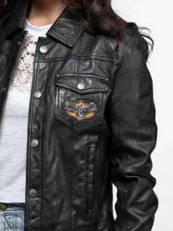Jeans - Veste cuir von dutch