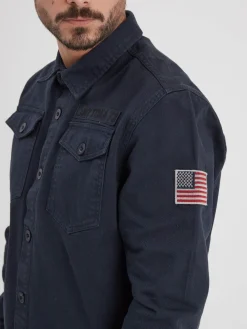 Jeffy - Chemise militaire homme