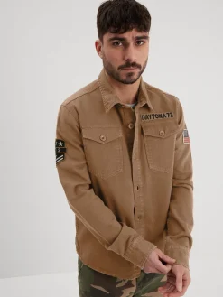 Jeffy - Chemise militaire homme