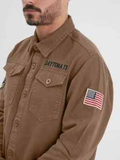 Jeffy - Chemise militaire homme