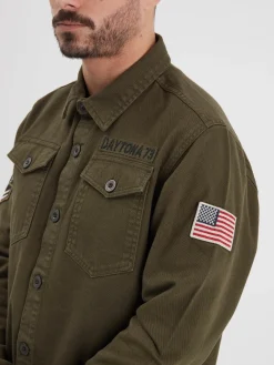 Jeffy - Chemise militaire homme