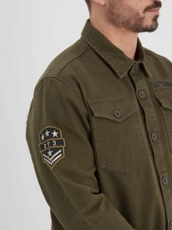 Jeffy - Chemise militaire homme