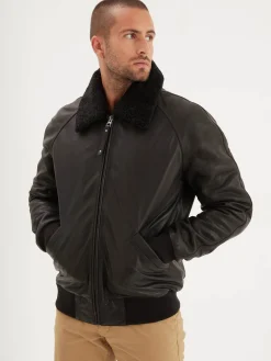 Johnson - Blouson aviateur cuir