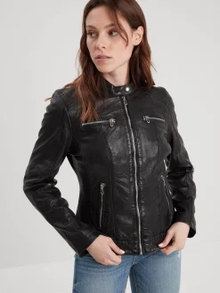 Jolya - Blouson cuir femme