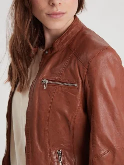 Jolya - Blouson cuir femme