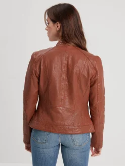 Jolya - Blouson cuir femme
