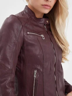 Jolya - Blouson cuir femme