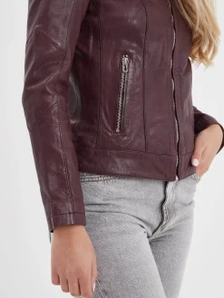 Jolya - Blouson cuir femme