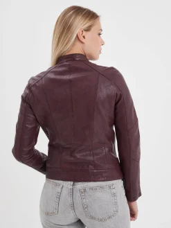 Jolya - Blouson cuir femme