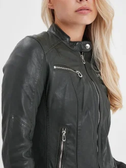 Jolya - Blouson cuir femme