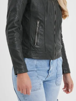 Jolya - Blouson cuir femme
