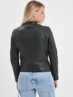 Jolya - Blouson cuir femme