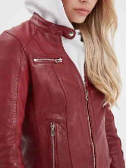 Jolya - Blouson cuir femme