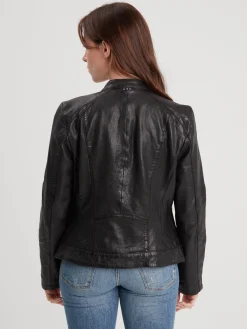 Jolya - Blouson cuir femme