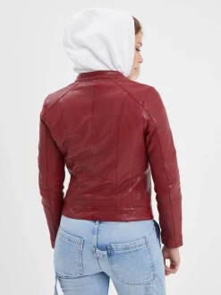 Jolya - Blouson cuir femme