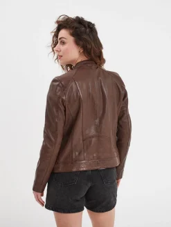 Jolya - Blouson cuir femme