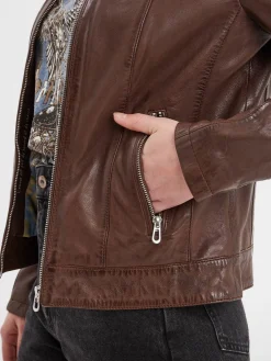 Jolya - Blouson cuir femme