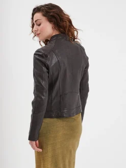 Jolya - Blouson cuir femme