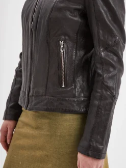 Jolya - Blouson cuir femme