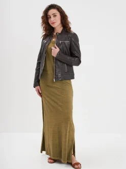 Jolya - Blouson cuir femme