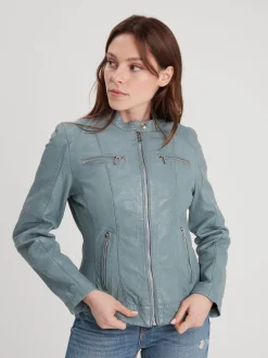 Jolya - Blouson cuir femme