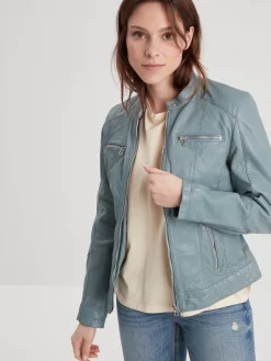 Jolya - Blouson cuir femme