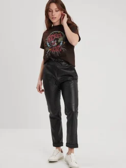 Joy - Pantalon cuir femme