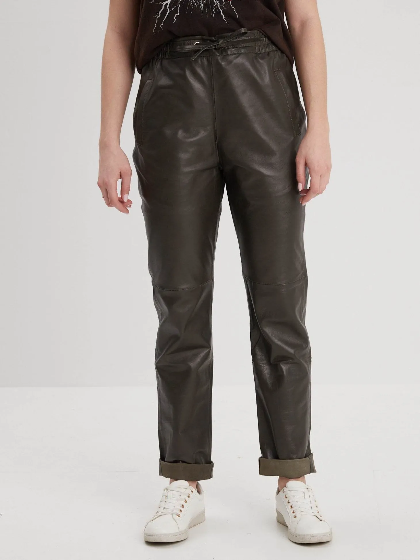 Joy - Pantalon cuir femme