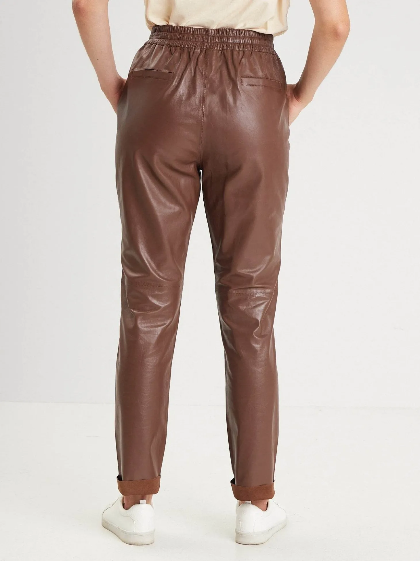 Joy - Pantalon cuir femme