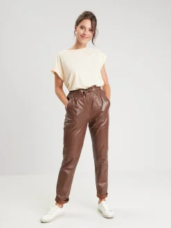 Joy - Pantalon cuir femme