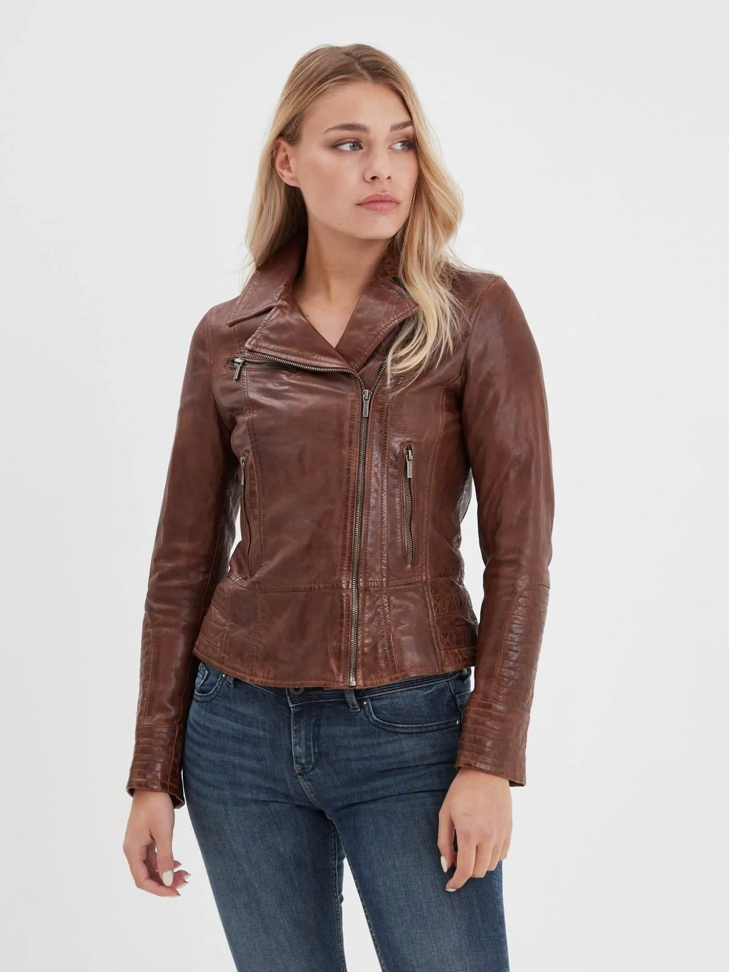 Juliette - Blouson cuir femme