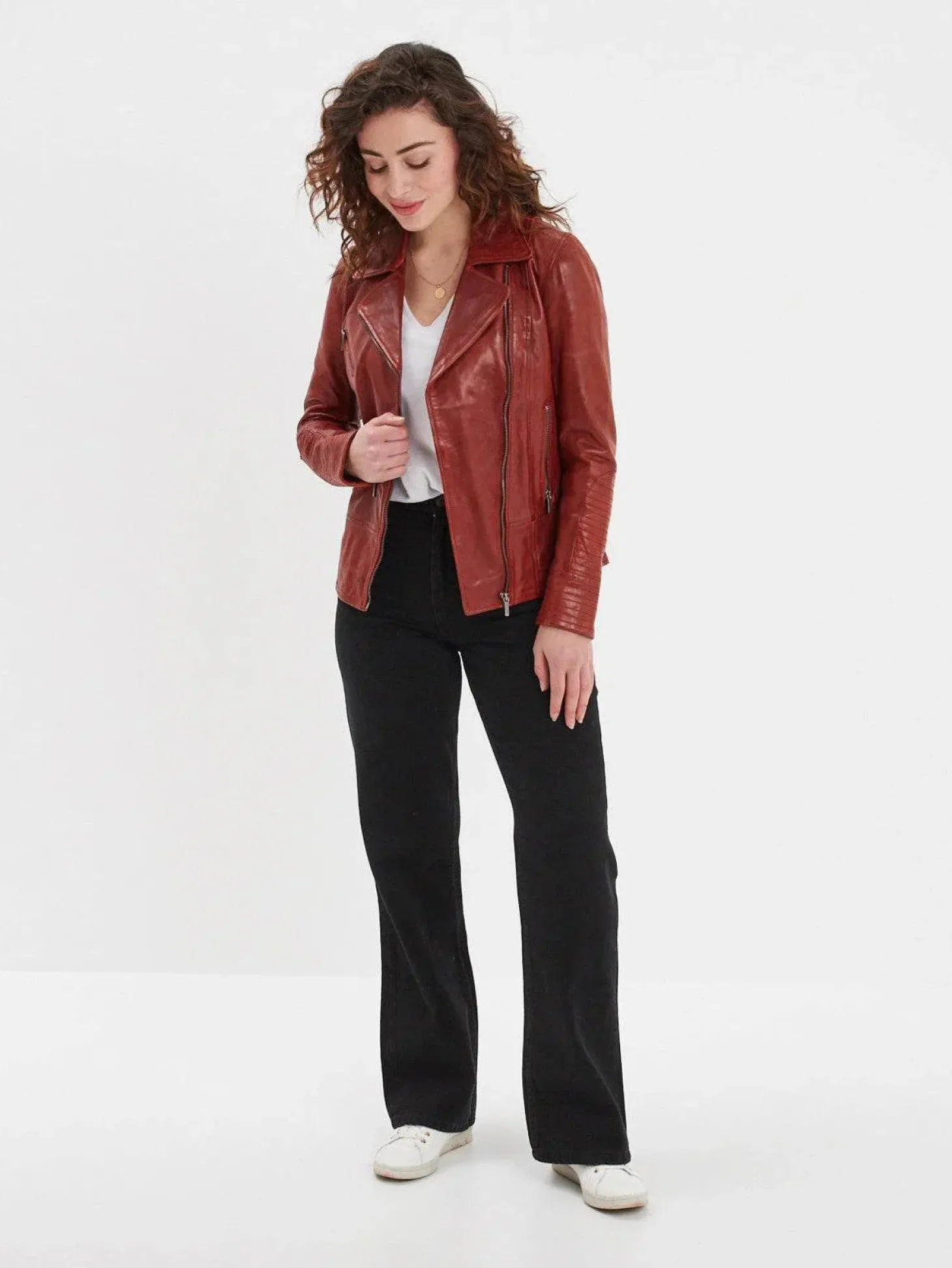 Juliette - Blouson cuir femme