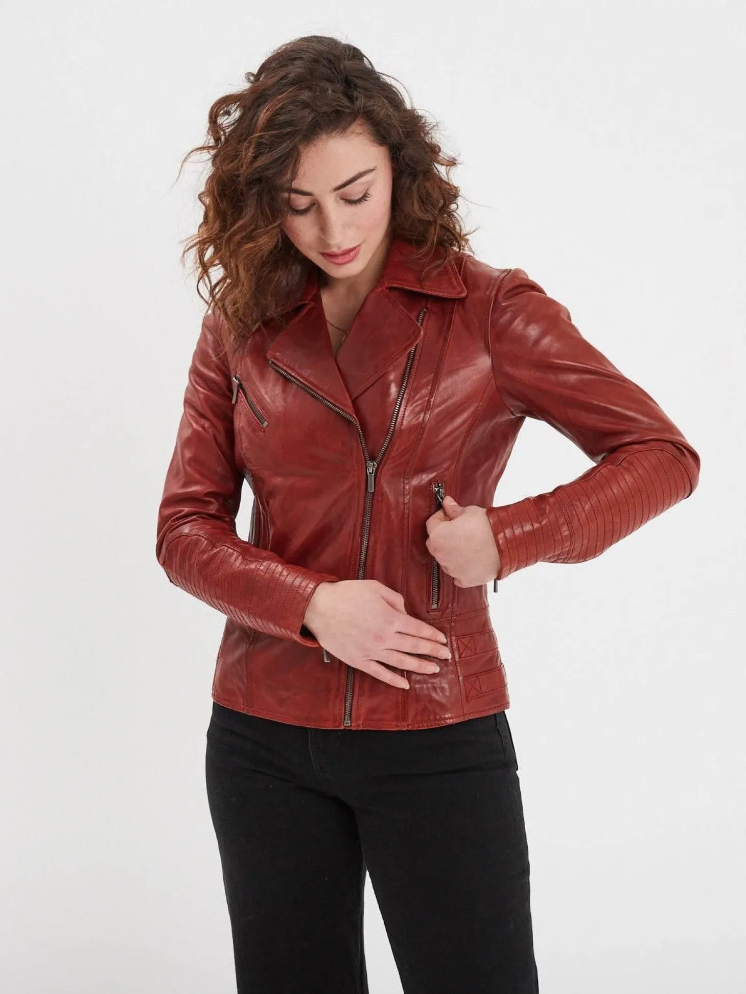 Juliette - Blouson cuir femme