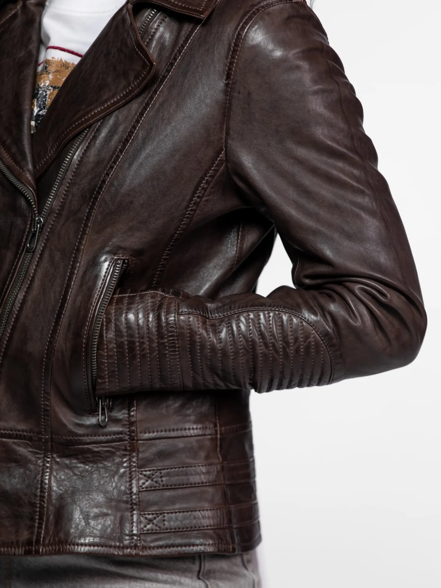 Juliette - Blouson cuir femme