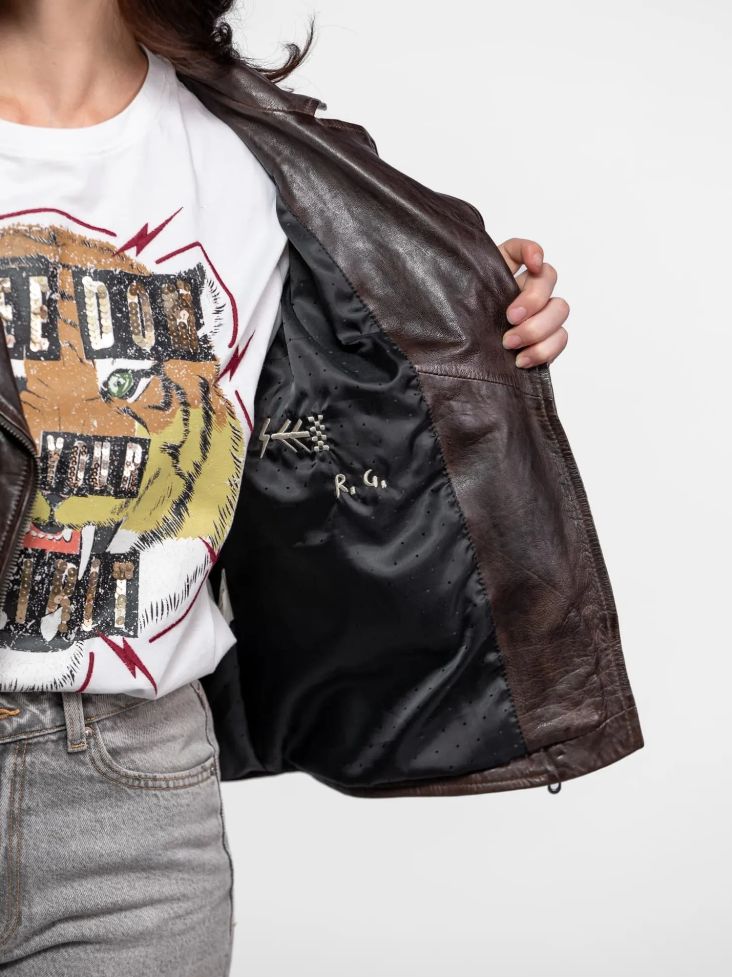 Juliette - Blouson cuir femme