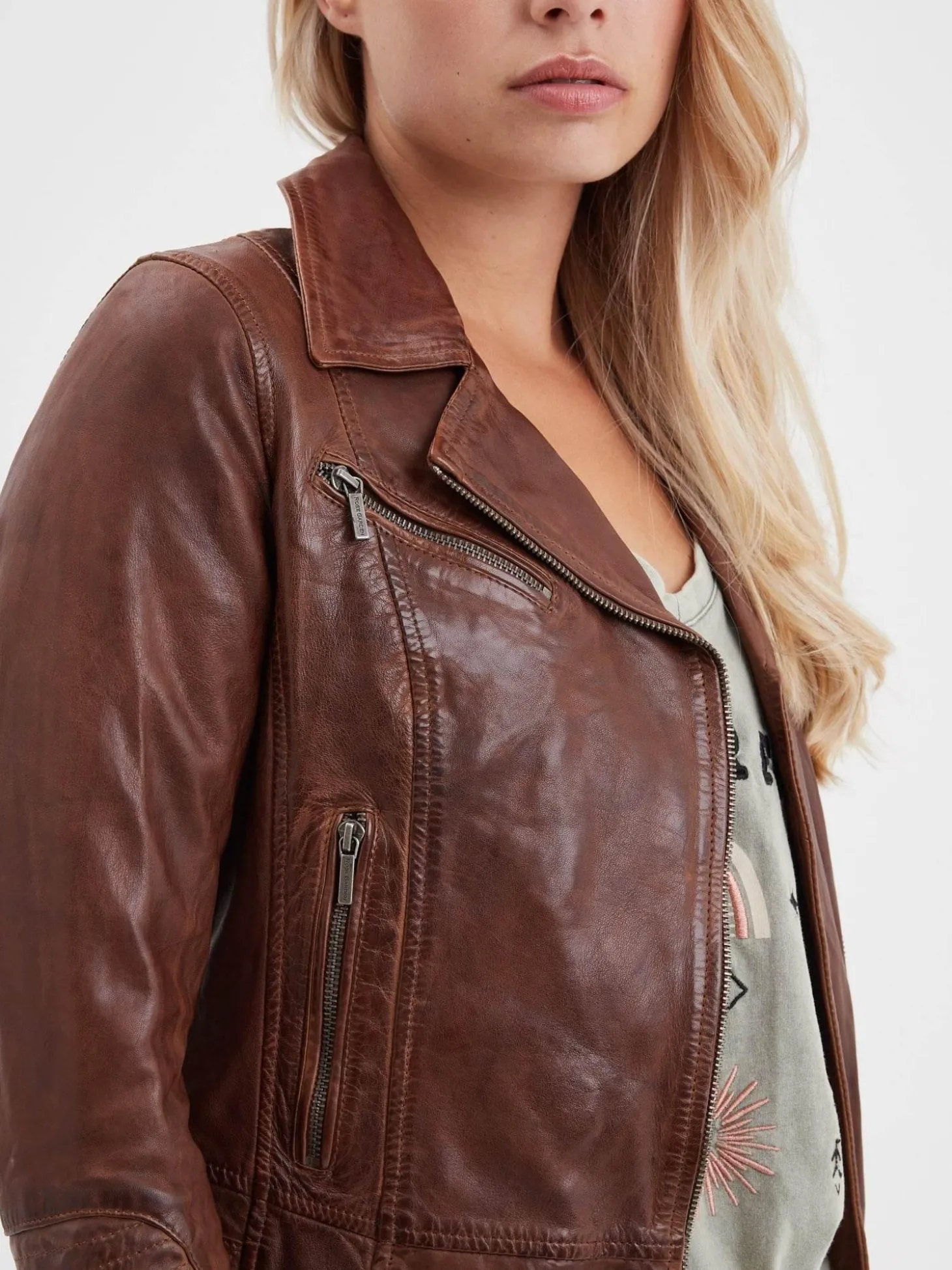 Juliette - Blouson cuir femme