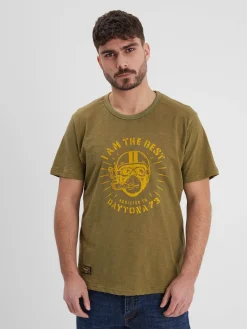 Kallispell - T-shirt biker homme