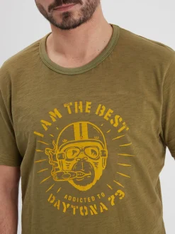 Kallispell - T-shirt biker homme