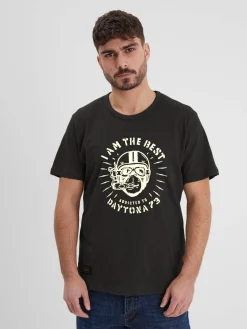 Kallispell - T-shirt biker homme