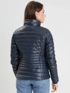 Kildine - Doudoune légère cuir femme
